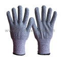 13G Hppe Fibra de punto guantes anti corte